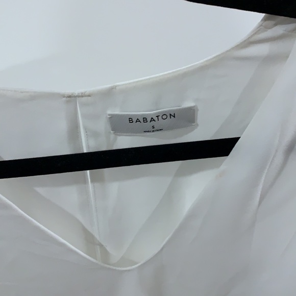 Babaton off white sleeveless blouse - Picture 3 of 3